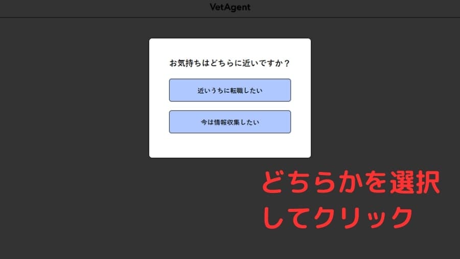 Vet Agent登録画面